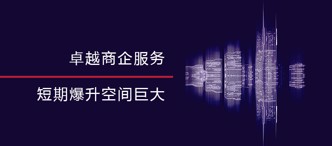 卓越商企服務(wù)，短期爆升空間巨大